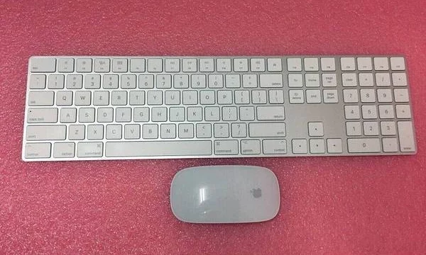 Apple Wireless Keyboard 2 A1843 with Magic Mouse 2 A1657 Bluetooth