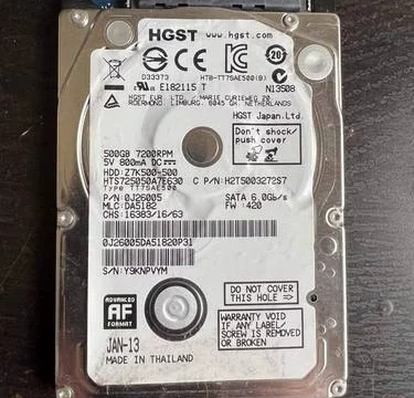 Hard Drive for Laptop 2.5 inch 500 GB