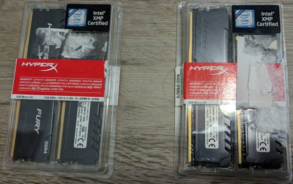 HyperX Fury 32GB 3200MHz DDR4 CL15 DIMM (Kit of 4) XMP Desktop Memory0