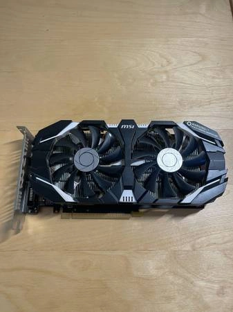 MSI GeForce GTX 1060 6GB BlackWhite GPUVideo Card0