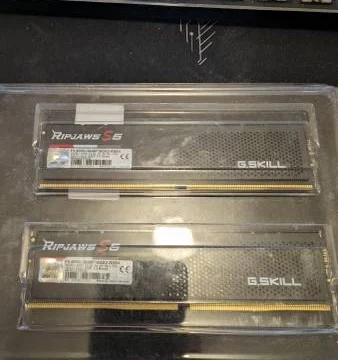 G.Skill Ripjaws S5 Series (Intel XMP 3.0) DDR5 RAM 32GB (2x16GB) 6000M