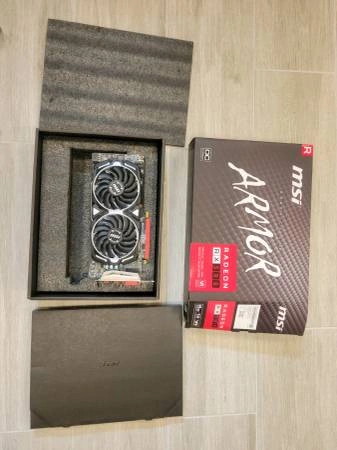 MSI VGA Graphic Cards RX 580 ARMOR 8G OC0